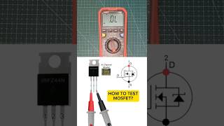 how to test the N channel mosfet using digital multitester tutorial [upl. by Lubin777]