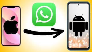 How to transfer WhatsApp from iPhone to android Free After setup Without losing Data Resetting [upl. by Ynaffyt]