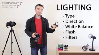 Lighting made EASY Type Direction Flash White Balance Filters  Photography Course 810 [upl. by Liahkim]