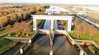 The Princess Beatrix locks  Nieuwegein  4K Drone video [upl. by Anett564]