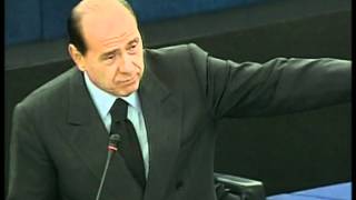 La figuraccia di Berlusconi al parlamento europeo [upl. by Ariayek522]