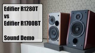 Edifier R1280T vs Edifier R1700BT  Sound Demo [upl. by Pasho]