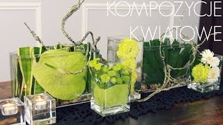 5 POMYSŁÓW NA KOMPOZYCJE KWIATOWE [upl. by Camel]