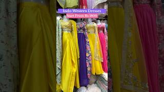 Indo western Dresses Start from Rs 1800 dress diwalioutfits outfit indowestern lehenga [upl. by Sheela]