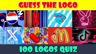 Guess the Logo Quiz  Can You Guess the 100 Logos in 3 Seconds [upl. by Mccormac804]