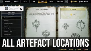 Curator Trophy All Artefact Locations  God of War 2018 [upl. by Yekim]