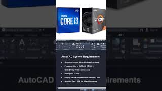 👌Computer system for AutoCAD required  Configuration for Laptop shorts autocad MukhtarAnsari [upl. by Keyte]