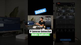 Uniview IP Cameras Connection to Mobile App [upl. by Yate]