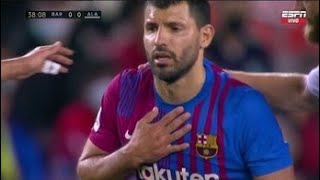 El Kun Agüero sale del partido [upl. by Aratihc]