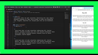 como CENTRAR un TEXTO en HTML con CSS con visual studio CODE 🔋 [upl. by Pepita]