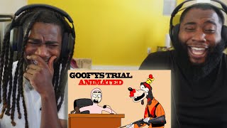 GOOFY WILD LMAO  GOOFYS TRIAL ANIMATED  SmokeCounty JK Reaction [upl. by Helli282]