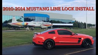 20102014 Mustang GTShelby GT 500 Line Lock Install Granatelli Motorsports [upl. by Akimad]