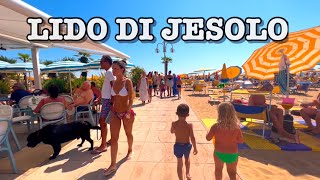 LIDO DI JESOLO ITALY 🇮🇹 WALKING TOUR 4K [upl. by Tullius]