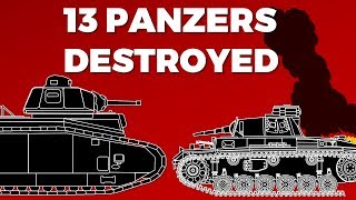 How Billotte destroyed 13 Panzers  Billotte Medal [upl. by Ajssatsan]