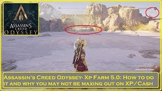 Assassins Creed Odyssey  How to XP Farm 50 [upl. by Delsman345]