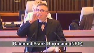 quotBürger des Landesquot  Raimund Borrmann NDP Landtag fail [upl. by Lucas]