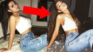 RECREATING ARIANA GRANDES INSTAGRAM SELFIES [upl. by Aneer]