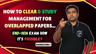 How To Clear amp Study Management For Overlapped Papers  How It Can Be Possible to Study  sppuexam [upl. by Bonucci990]