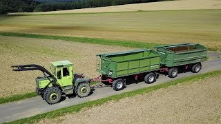 MbTrac 900 Claas Lexion 420 Case 1455XL  Sommergerste 2017 [upl. by Etnor799]