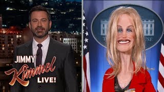 Jimmy Kimmel Talks to New Opioid Czar Kellyanne Conway [upl. by Ahseinod488]