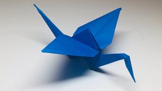 Easy Origami Crane Tutorial  The Origami Studio [upl. by Gomez46]