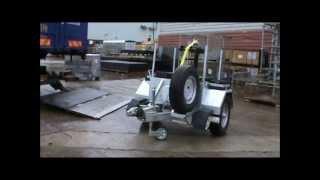 Weighted Tail Lift Testing Trailer [upl. by Guidotti]