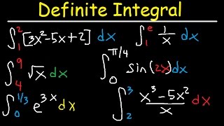 Definite Integral Calculus Examples Integration  Basic Introduction Practice Problems [upl. by Earej]