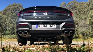 2024 Hyundai Sonata N Line Exhaust Sound and 0100 kmh [upl. by Stewart]