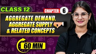 AGGREGATE DEMAND  AGGREGATE SUPPLY amp RELATED CONCEPTS Full Chapter in 60 Min  Class 12th Mind Map [upl. by Htebazle773]