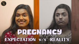 PREGNANCY EXPECTATION VS REALITYCOMEDY VIDEO [upl. by Romilly]