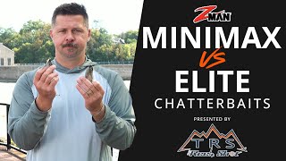 ZMan MiniMax vs ZMan Elite Chatterbait [upl. by Kirenoj]