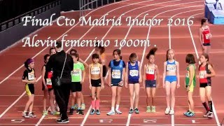 Final Indoor Atletismo abril 2016 Alevines femenino [upl. by Sheri934]