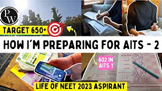 Preparing for AITS2 Study vlogTarget 650A day in life of neet aspirant Diksha Balhara [upl. by Botsford]