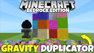 EASY Gravity Block Duplicator Infinite Items Minecraft Bedrock Edition MCPE Xbox PC PS5 [upl. by Spanjian]