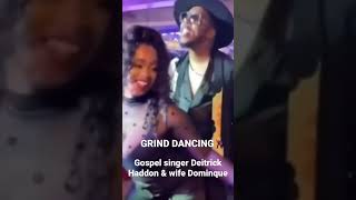 Gospel singer Deitrick Haddon freak dancing with his wife [upl. by Ana]