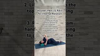 Shoulder Internal Rotation PAILs and RAILs shouldermobility shoulderworkout workoutathome [upl. by Aihsat]