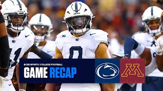 Penn State SURVIVES Minnesota to remain in Big Ten title picture  Game Recap [upl. by Adriena571]