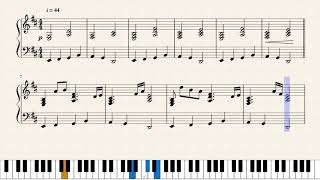 Sweden Minecraft  Piano Sheet Music [upl. by Teemus793]