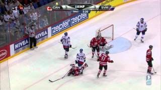 IIHF WC 2012 CANSVK 34 QF 33 HD [upl. by Lyndsie]