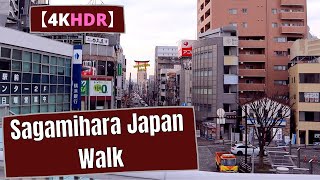 Japan Sagamihara City Walk Near Tokyo 相模原 【4KHDR】 [upl. by Konstantine]