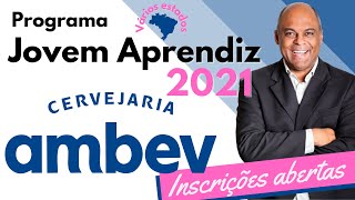 Vagas de Jovem Aprendiz Ambev 2021 Inscrições abertas [upl. by Catton]