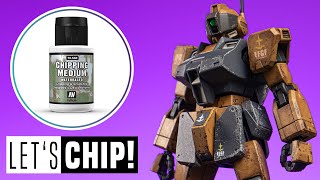 Gunpla weathering with Vallejo Chipping Medium [upl. by Elvis634]