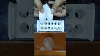 How to fold and fix filter paper perfect into a funnel for filtration of precipitate [upl. by Haugen24]