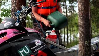 Snowmobile Watercross Movie  day on the lake [upl. by Cotterell]