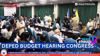 2025 DepEd Budget Hearing  Proposed Department of Education Budget FY 2025 [upl. by Epilihp]