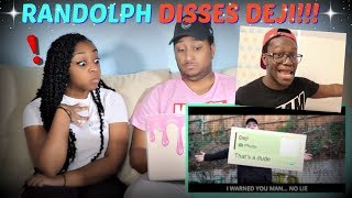 Randolph quotMANCHILD Deji Diss Trackquot Official Video REACTION [upl. by Maddox]