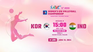 KORINDPOOL D15th Asian Women’s U18 [upl. by Avigdor828]