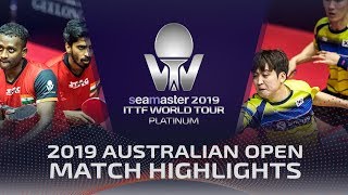 Jeoung YoungsikLee Sangsu vs Amalraj AGnanasekara S  2019 ITTF Australian Open Highlights 12 [upl. by Car618]