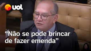 Gilmar Mendes cita decisões monocráticas do STF contra políticas nocivas’ no governo Bolsonaro [upl. by Adall]