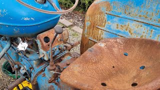 Fordson Major Wreck Progress  New seat and starter [upl. by Humphrey990]